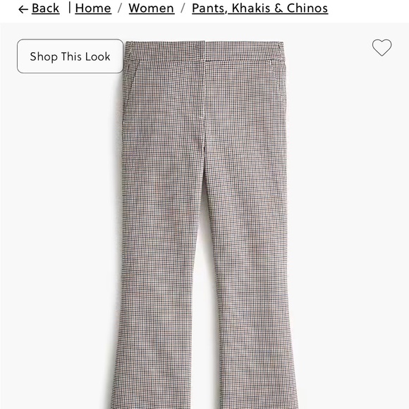 J Crew Factory Kelsey Kickout Flare-out Pants, size 6. - Picture 4 of 10